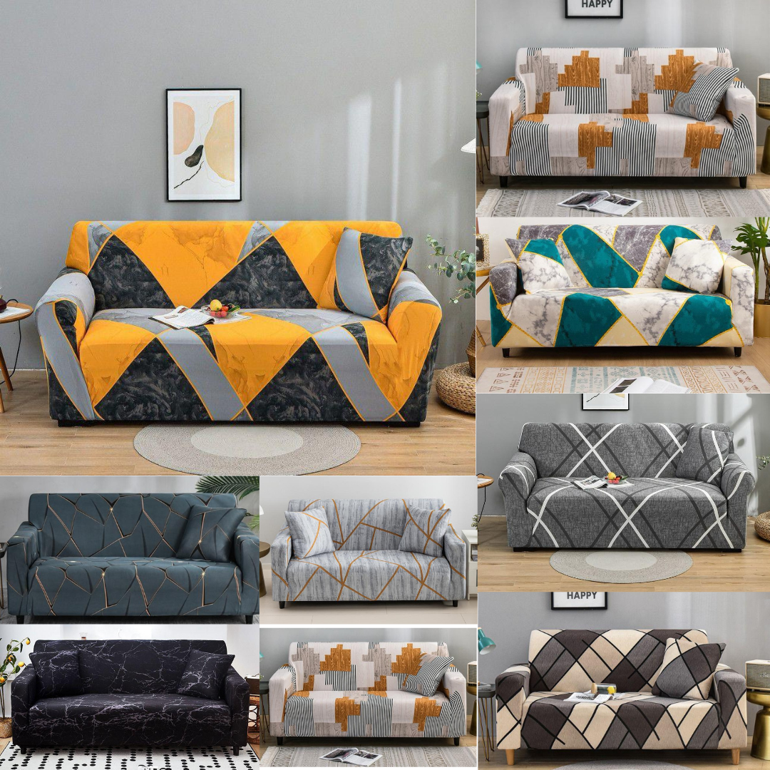Printed polycotton Sofa Covers (1 Seater)